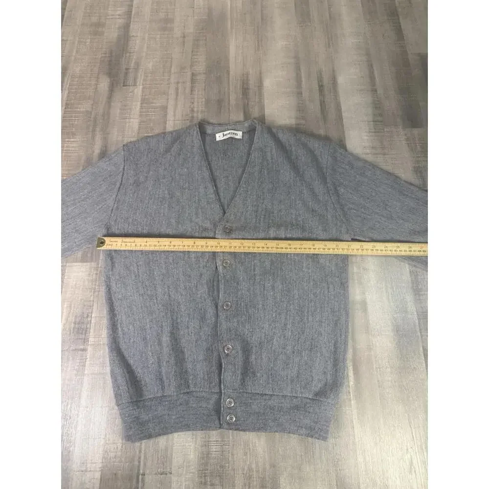 Vintage Jantzen Cardigan Sweater‎ Knit 80s USA Kurt Grandpa Grunge Cobain Medium